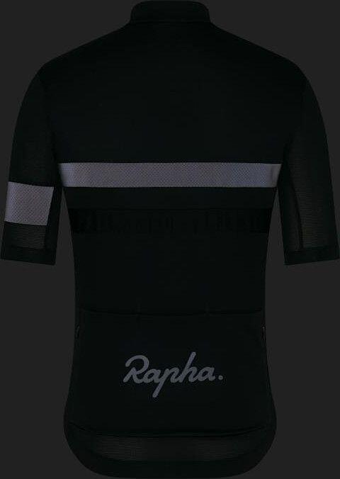 Rapha Brevet Lightweight Jersey Black Maglia a maniche corte da uomo 4/4