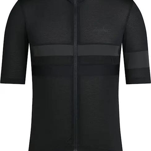 Rapha Brevet Lightweight Jersey Black Men's short sleeve jersey