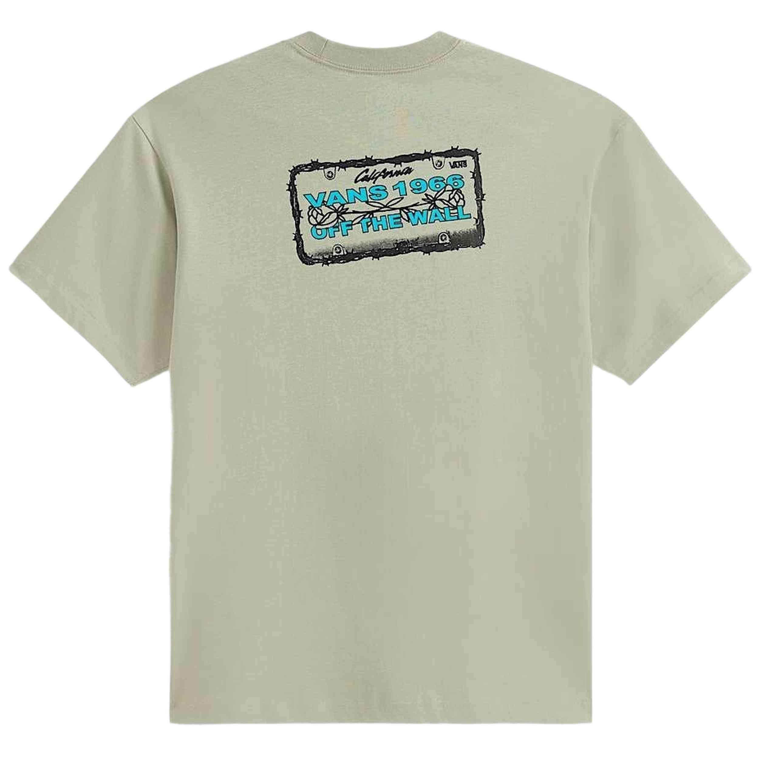 Maglia a maniche corte Vans modello BARB PLATE LOOSE SS TEE per uomini 2/5