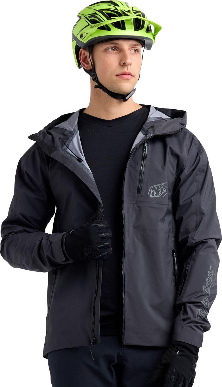 Troy Lee Designs Resist Long Sleeve Jacket Black 2/7