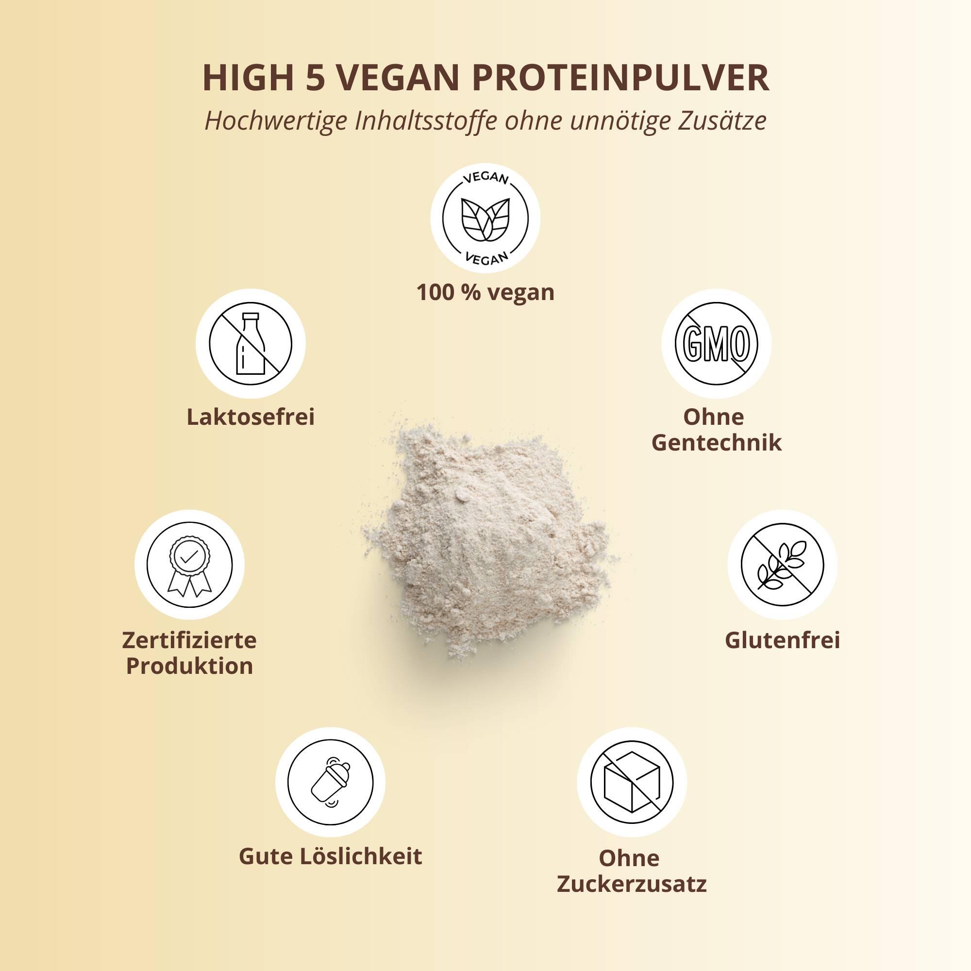 High 5 Protein 1000g - Vanilla 4/5