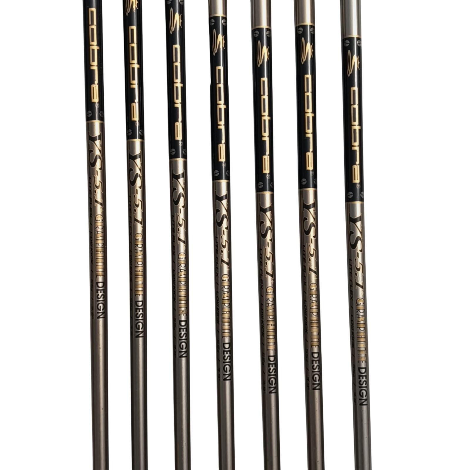 Cobra King S9 IJzerset / 5-PW+SW / Flex A-flex / Grafiet 4/7