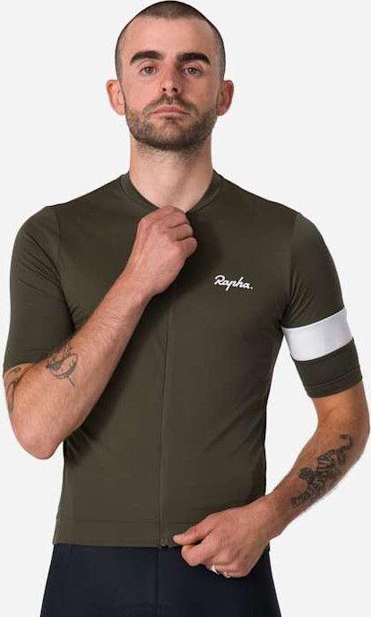 Maglia Rapha Core Uomo Arancione/Bianco 3/6