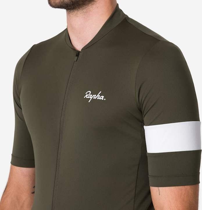 Maglia Rapha Core Uomo Arancione/Bianco 5/6