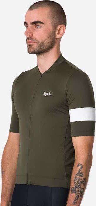 Maglia Rapha Core Uomo Arancione/Bianco 4/6