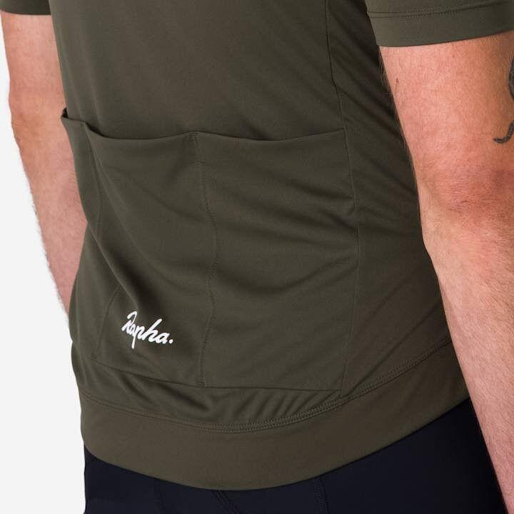 Maglia Rapha Core Uomo Arancione/Bianco 6/6