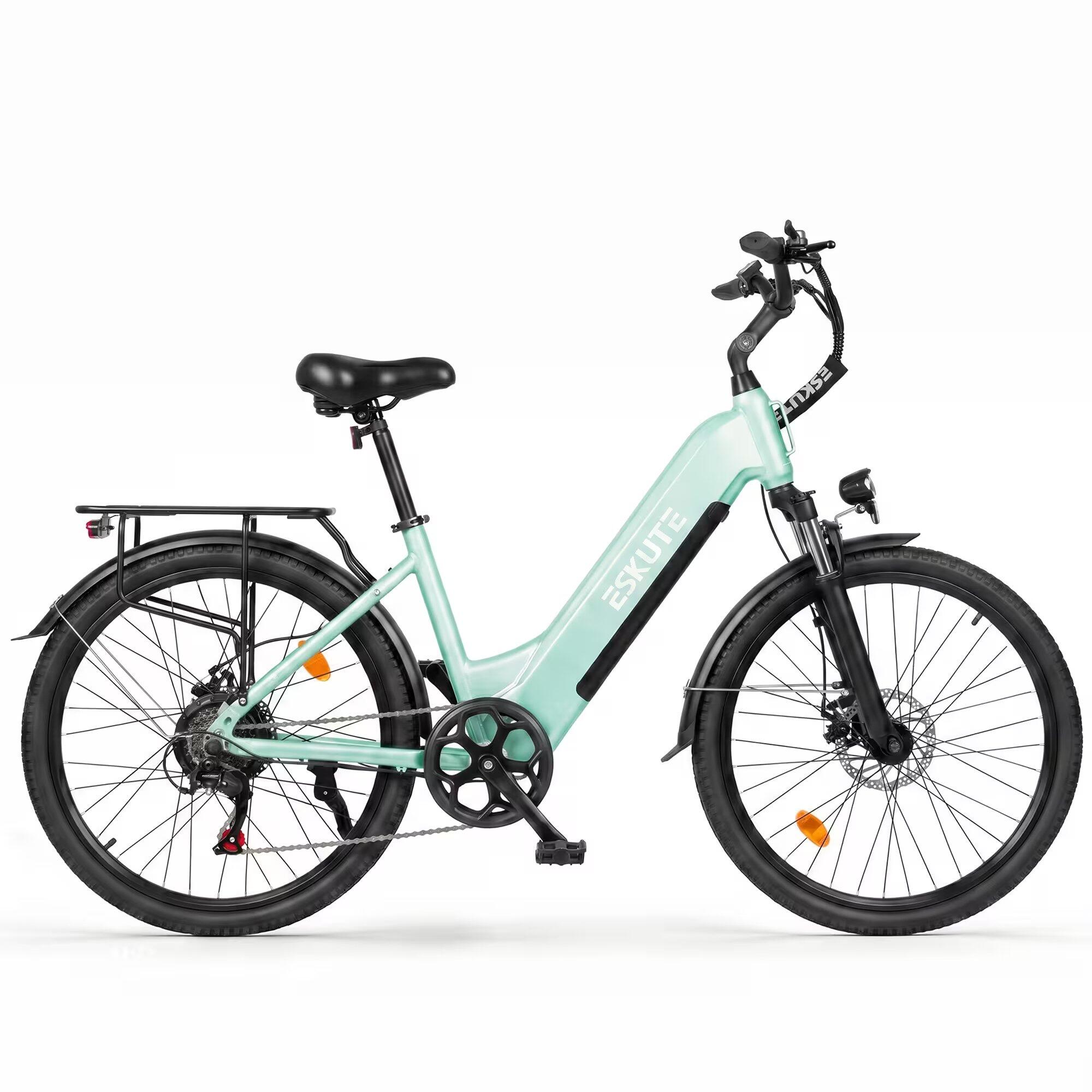 Vélo électrique C202 26", moteur 250W, batterie amovible 48V 17,5Ah, 7 vitesses 4/4