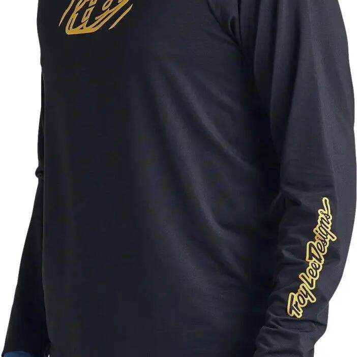 Troy Lee Designs Skyline Iconic Long Sleeve Jersey Black