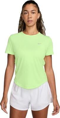 Nike dri-fit tempo yellow women's jersey met korte mouwen