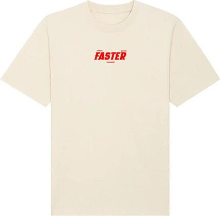 Oversize Unisex T-shirt Çois - Wielrennen is geen spel - Beige