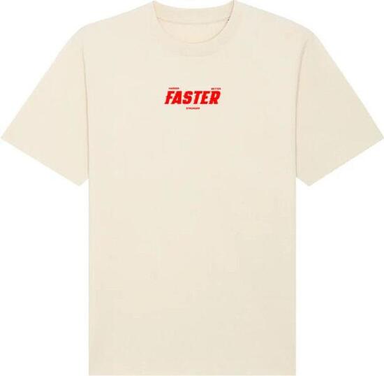 Oversize Unisex T-shirt Çois - Wielrennen is geen spel - Beige