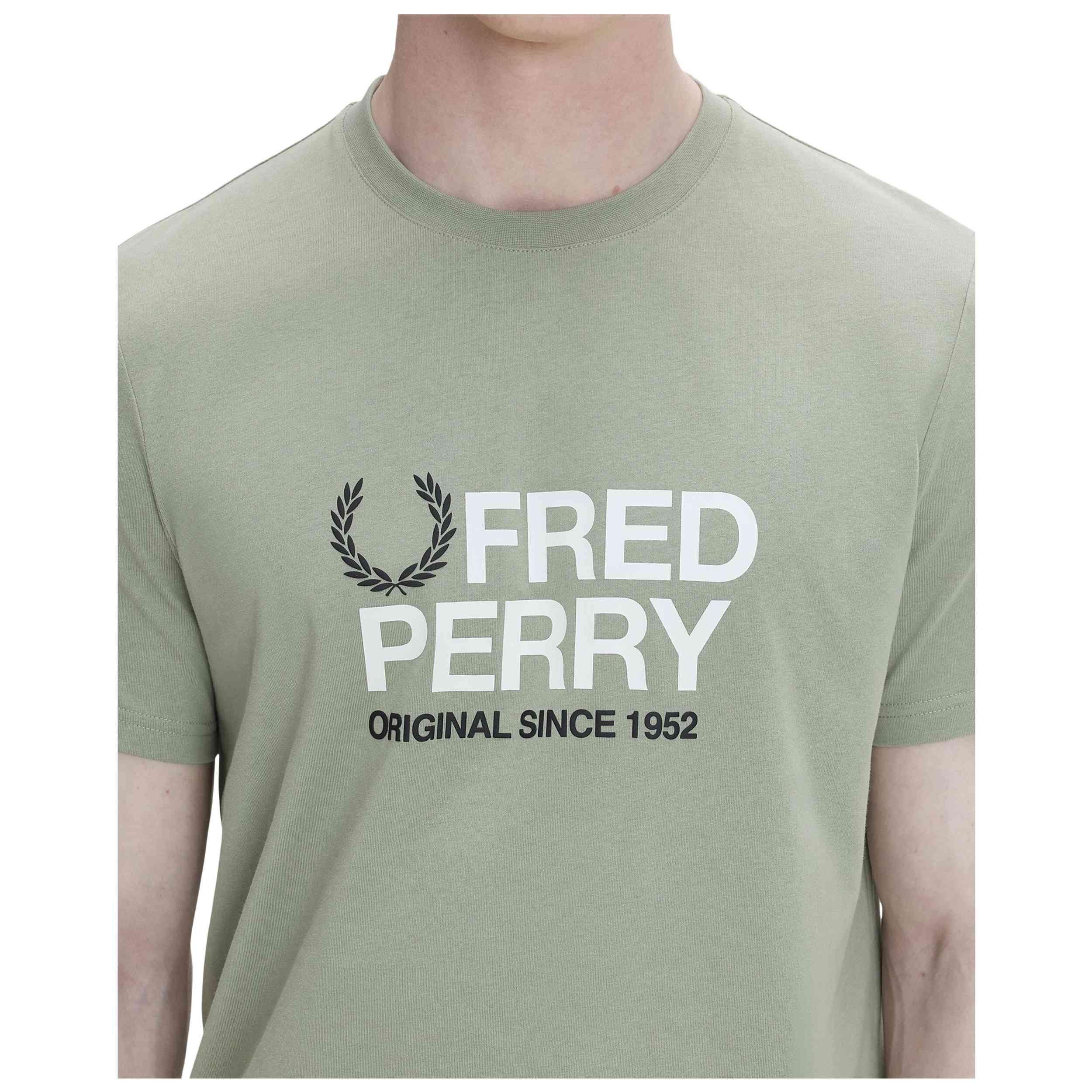 T-shirt met korte mouwen Fred perry model M2406M3773 voor unisex 4/4