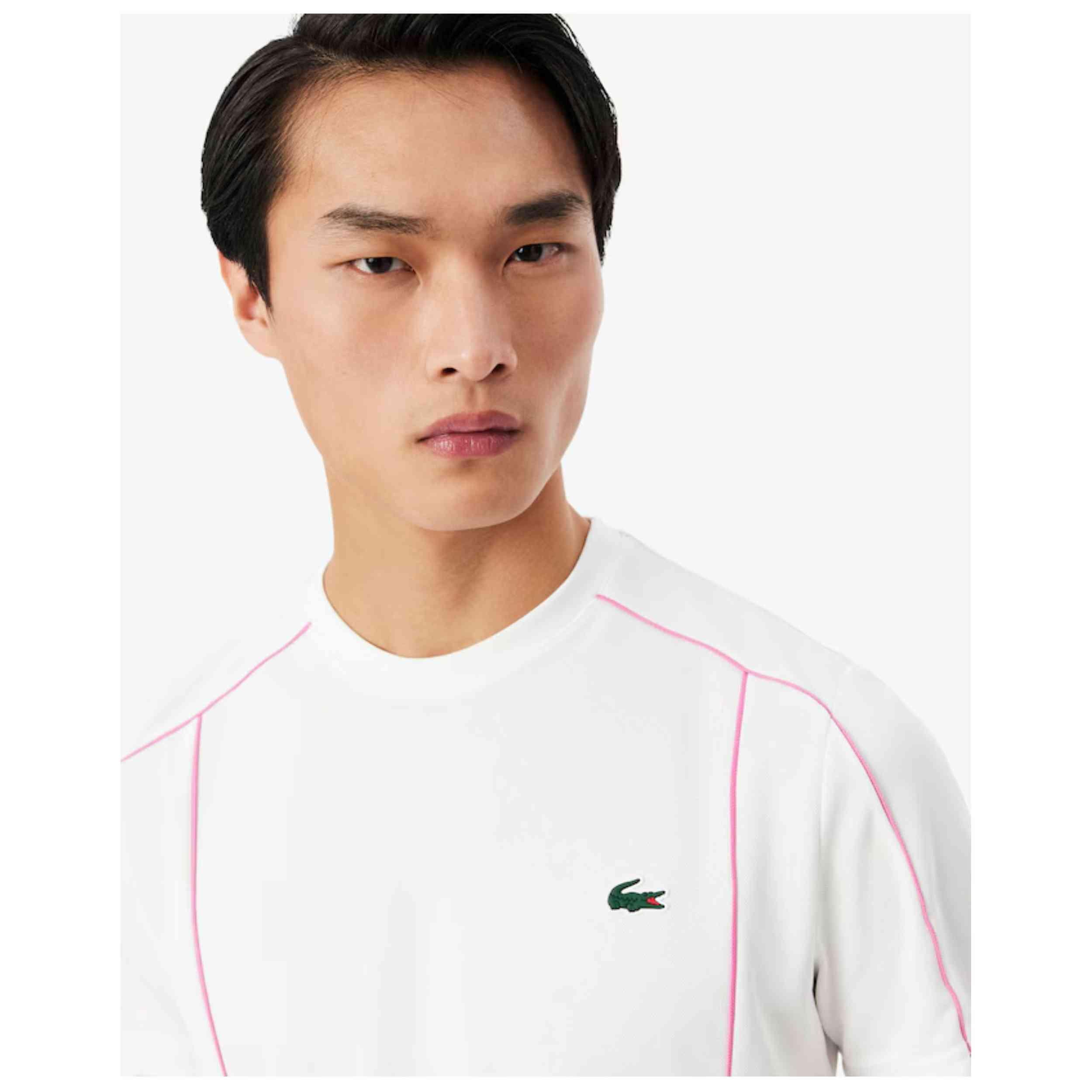 Maglia a maniche corte Lacoste modello TH026900101 per uomini 5/5
