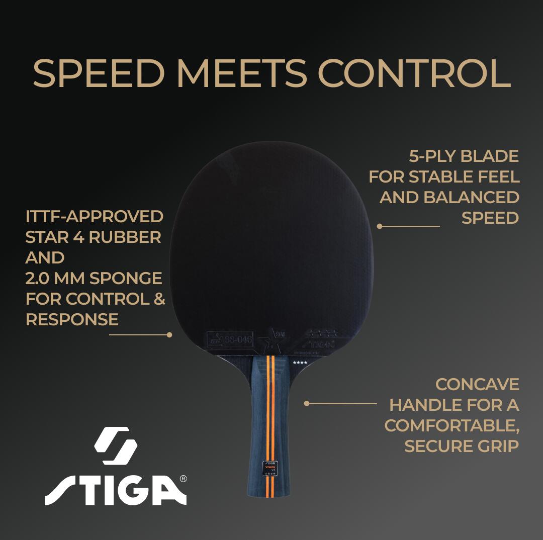 Tafeltennisbatje STIGA Vision V2 - 4-Star 6/7