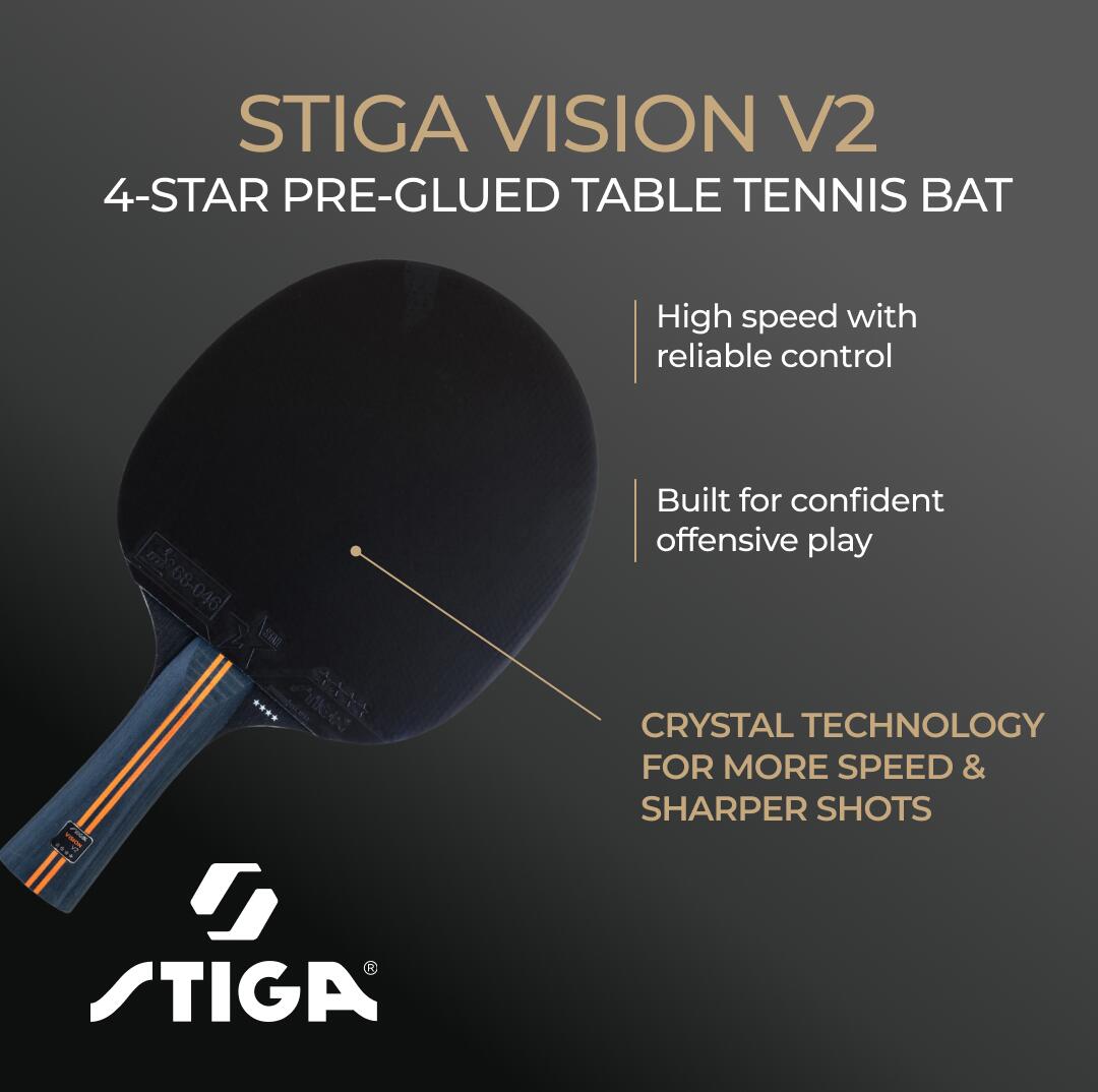 Tafeltennisbatje STIGA Vision V2 - 4-Star 5/7