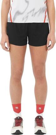 Short Salomon S/Lab Speed 3in Noir/Rouge Femme