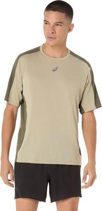 T-Shirt Running Asics Fujitrail Elite Kaki Homme