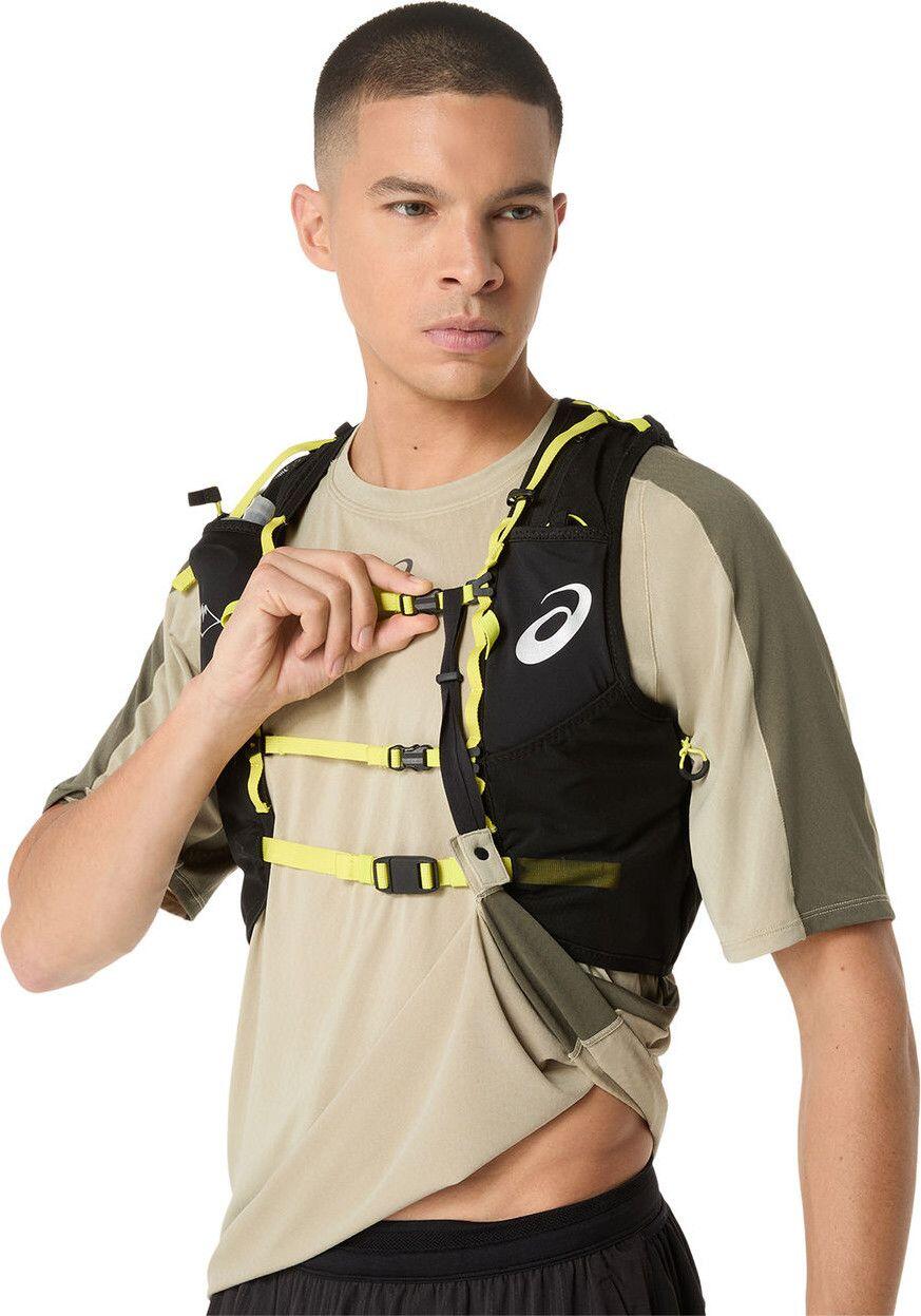 Maillot mangas cortas Asics Fujitrail Elite Khaki Hombre 6/7