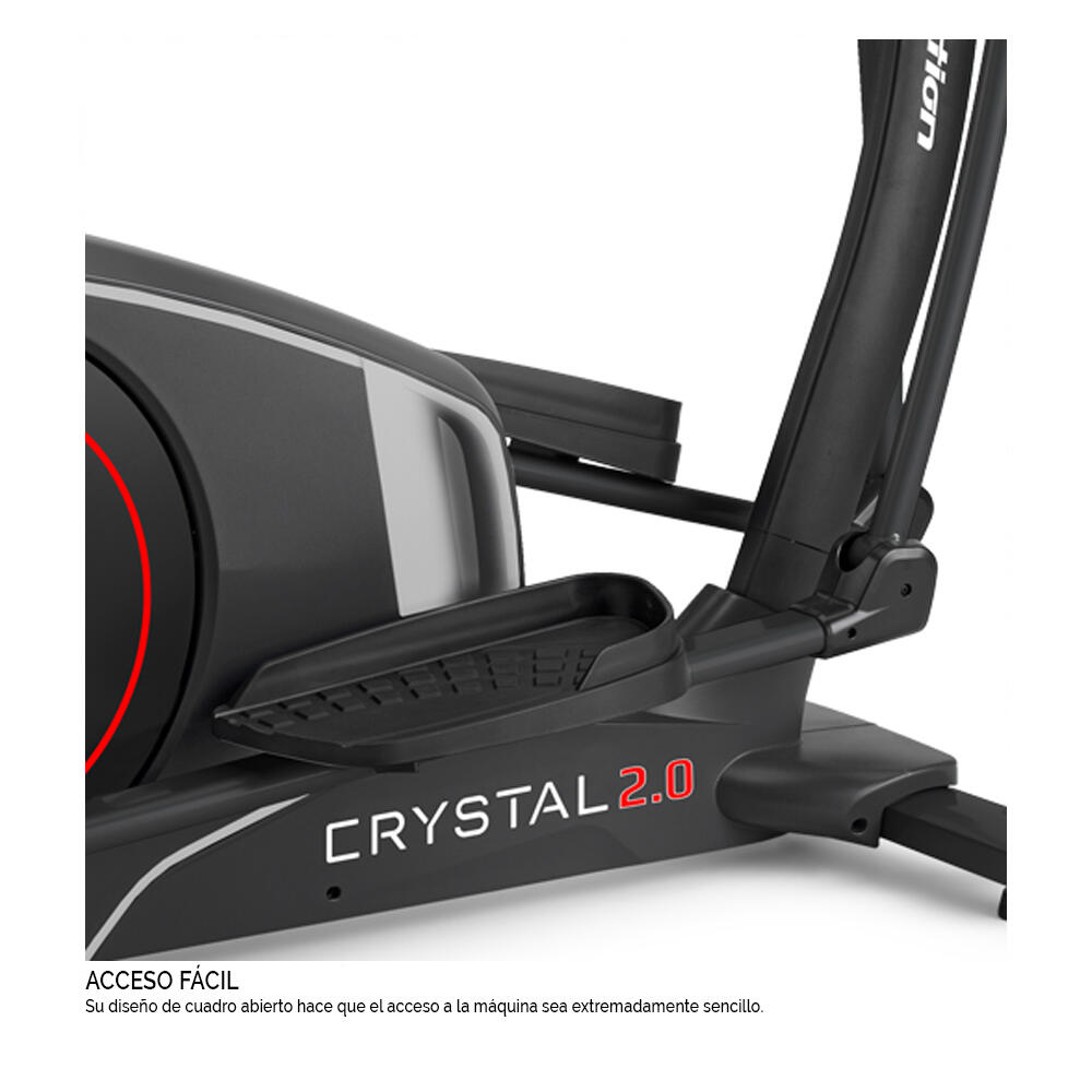 Vélo elliptique BH Fitness Crystal 2.0 G2383Ni – foulée 43,5 cm, FTMS 3/3