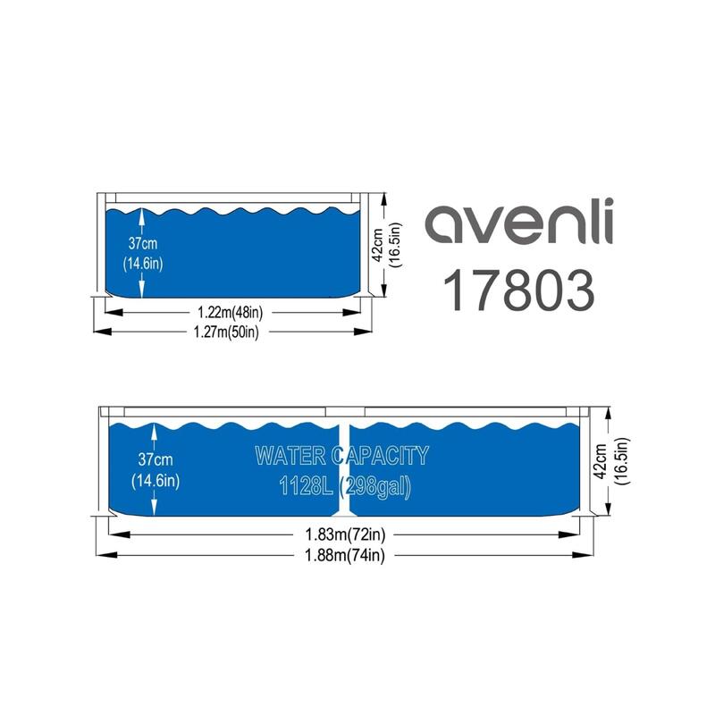 Jilong Dikdörtgen Çerçeveli Prefabrik Havuz  17803