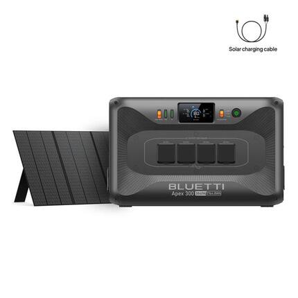 Apex 300 zonne-generator met 350W paneel, 2764Wh LFP voor camping en camper