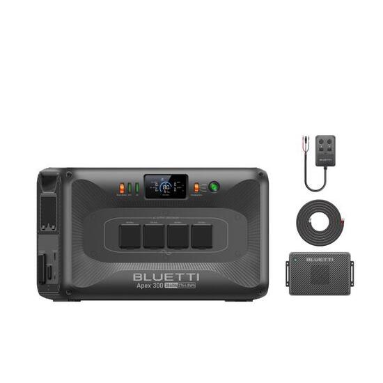 APEX300+Chargeur 1+Double alimentation CC 2764Wh,énergie évolutive pour maison