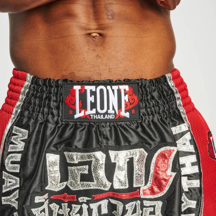 Leone1947 Pantalón Muay Thai MEKHONG negro XL 4/7