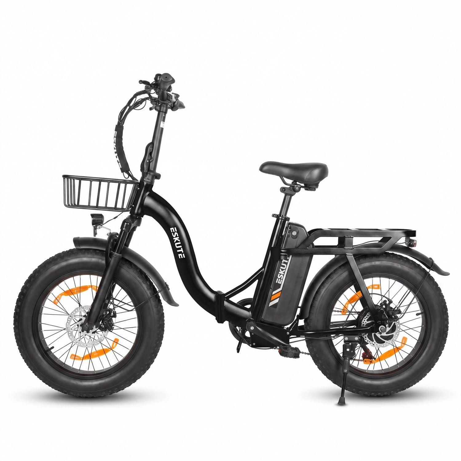 ESKUTE D202 E-Bike 250W 48V20.8Ah 20" freni a disco meccanici Nero 2/5