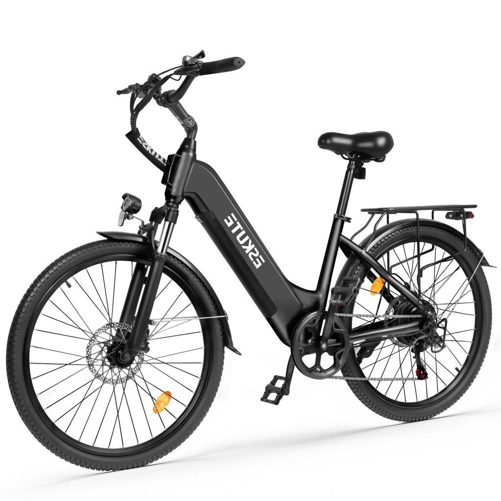 ESKUTE C202 Electric Bike 250W 48V17.5Ah 26"  Black