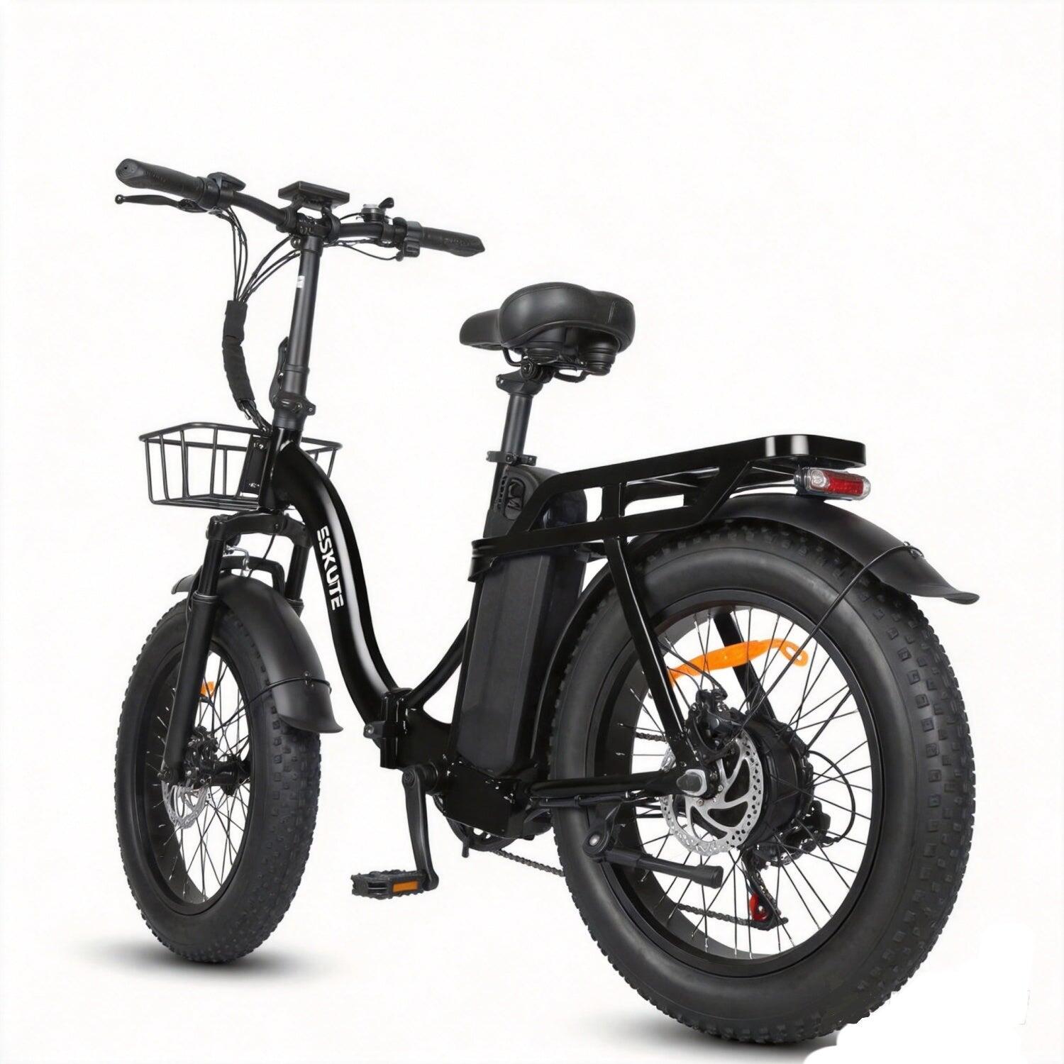 ESKUTE D202 E-Bike 250W 48V20.8Ah 20" freni a disco meccanici Nero 5/5