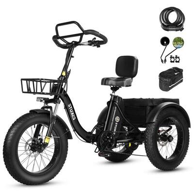 ESKUTE T302 Pro Bicicletta Elettrica 250W 48V 20.8Ah 20" Accessori Nero