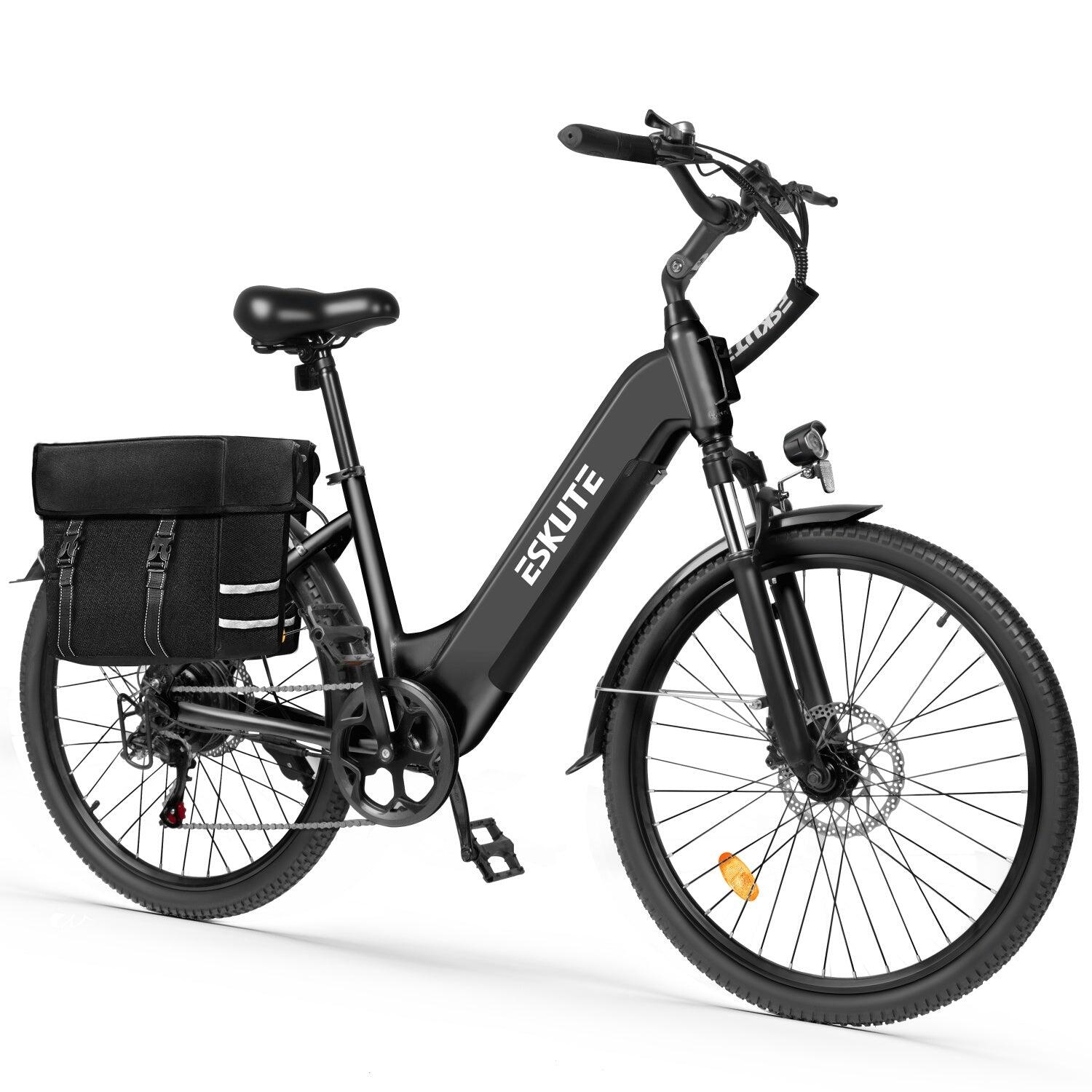 ESKUTE C202 Bicicletta Elettrica 250W 48V17.5Ah 26" Accessori Nero 4/5