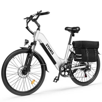 ESKUTE C202 Vélo Électrique 250W 48V17.5Ah 26'' accessoires Blanc