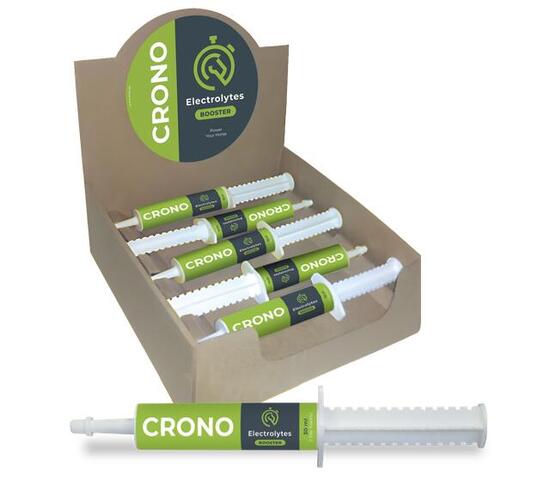 Électrolytes Supplémentés CRONO® Electrolytes, Espositore 10 pz per chevaux