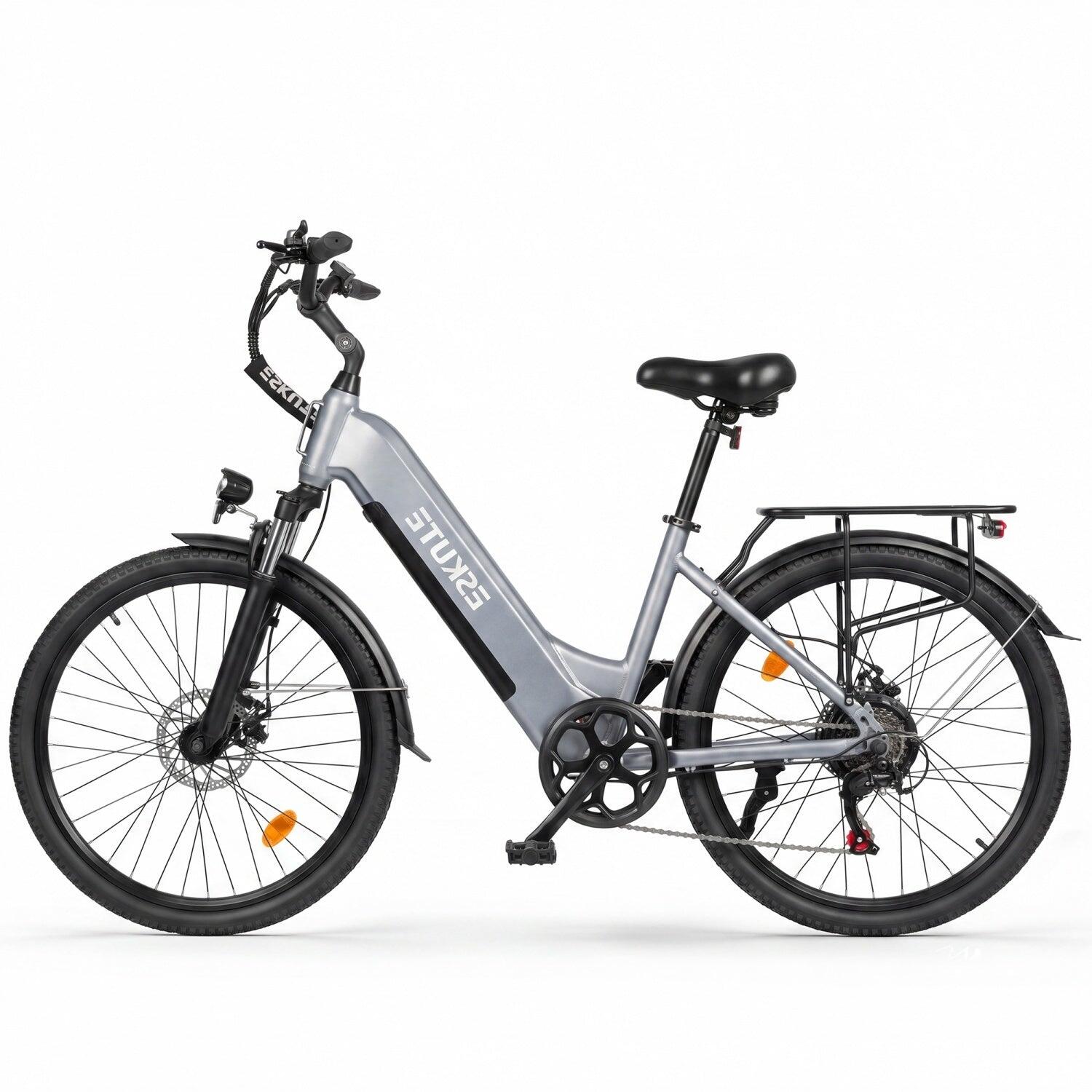 ESKUTE C202 Bicicletta Elettrica 250W 48V17.5Ah 26" Grigio 3/5