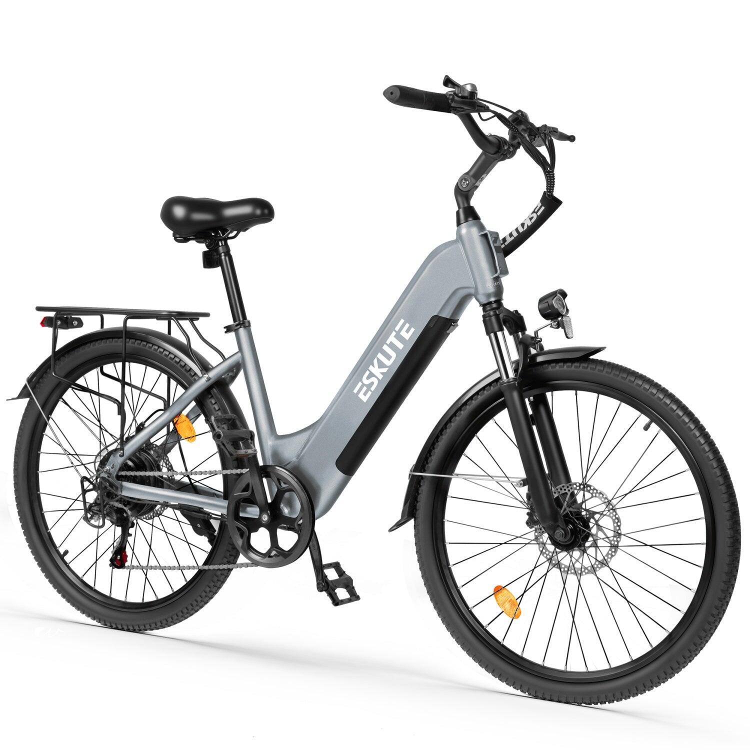 ESKUTE C202 Bicicletta Elettrica 250W 48V17.5Ah 26" Grigio 3/5