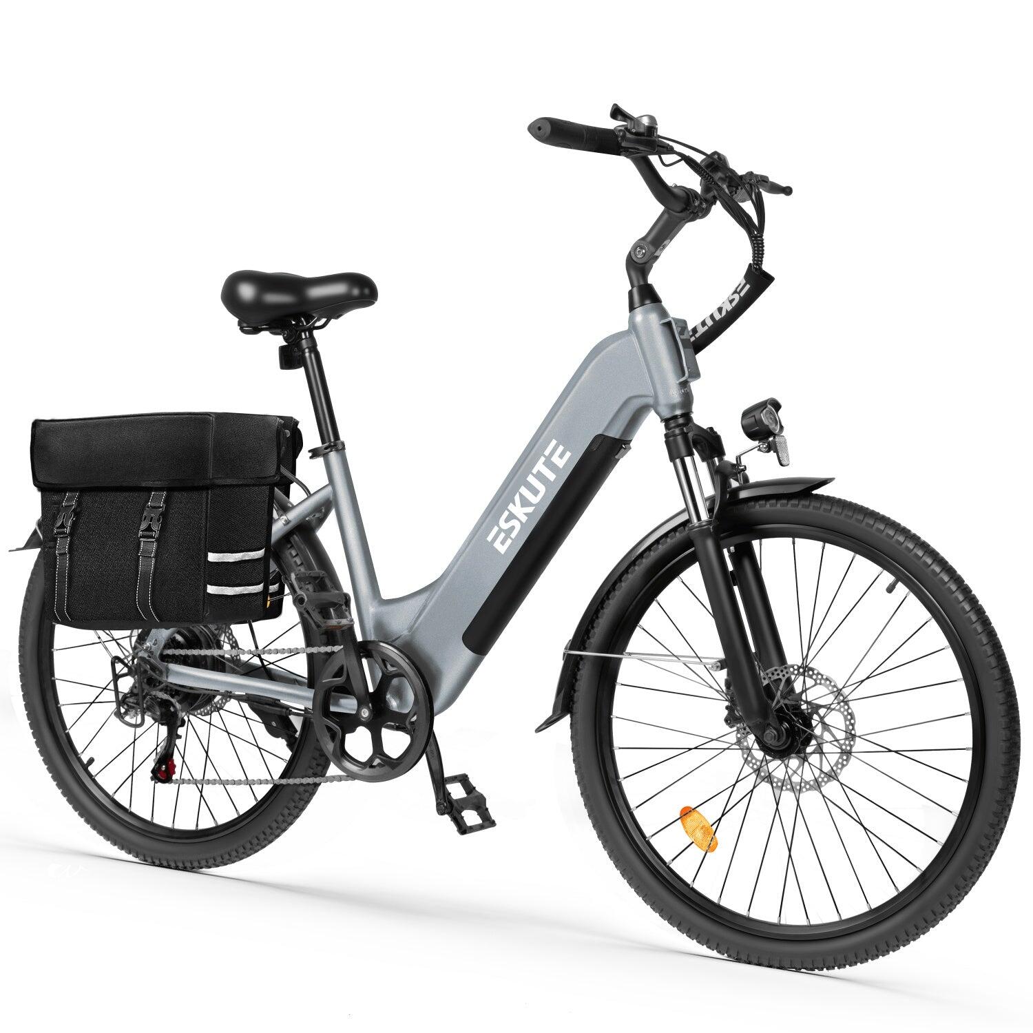 ESKUTE C202 Bicicletta Elettrica 250W 48V17.5Ah 26" Grigio 4/5