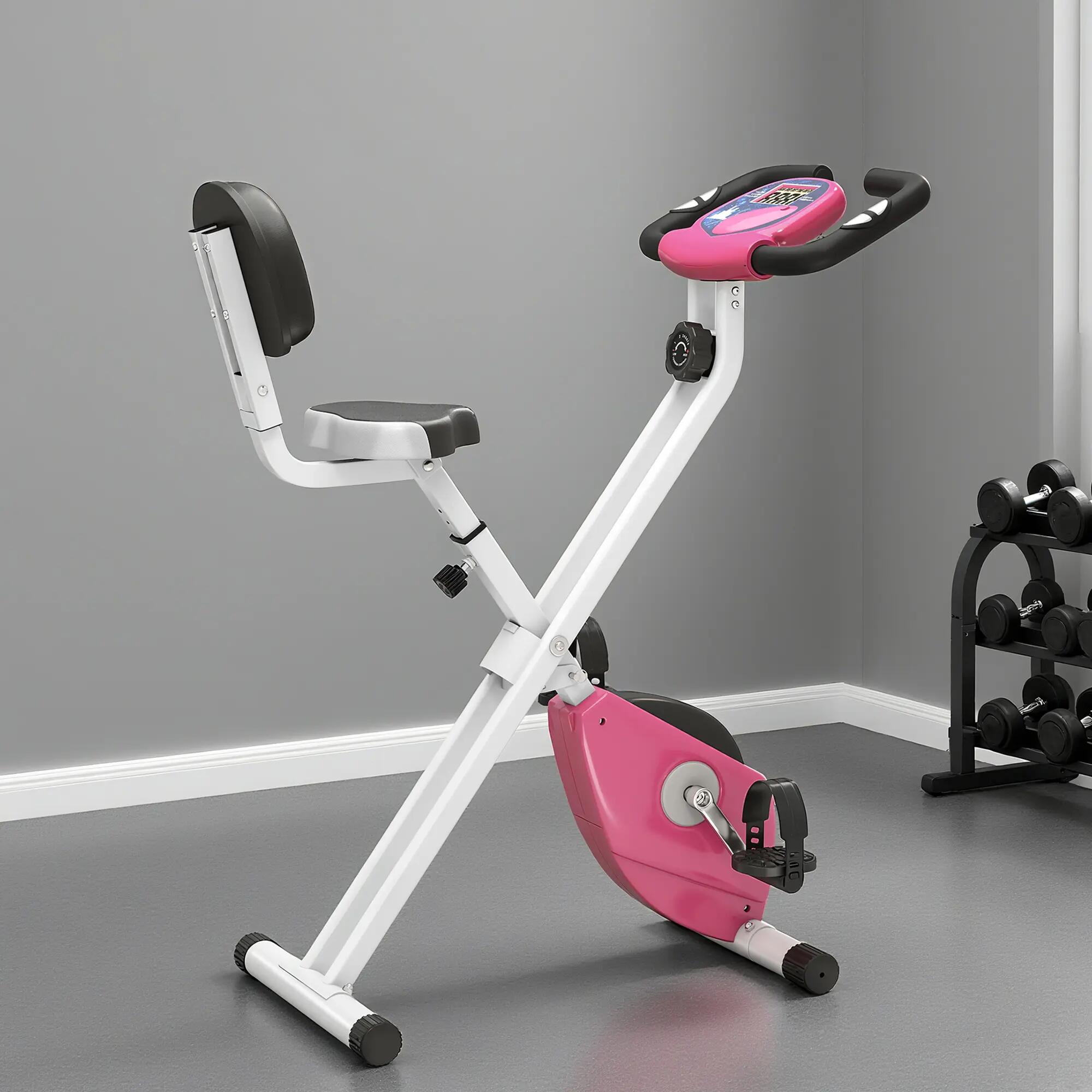 Vélo d'appartement pliable réglable écran 2/5