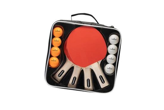 Set de tennis de table Friends 4 raquettes 8 balles avec housse