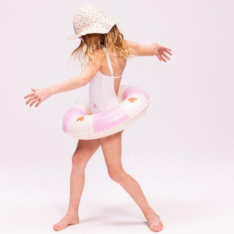 Swim Essentials Swim Ring - Pink - Cozy Hearts - Ø 55 Cm 4/7