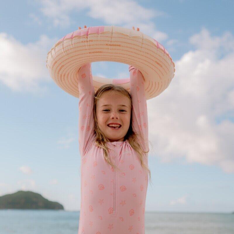 Swim Essentials Swim Ring - Pink - Cozy Hearts - Ø 55 Cm 6/7