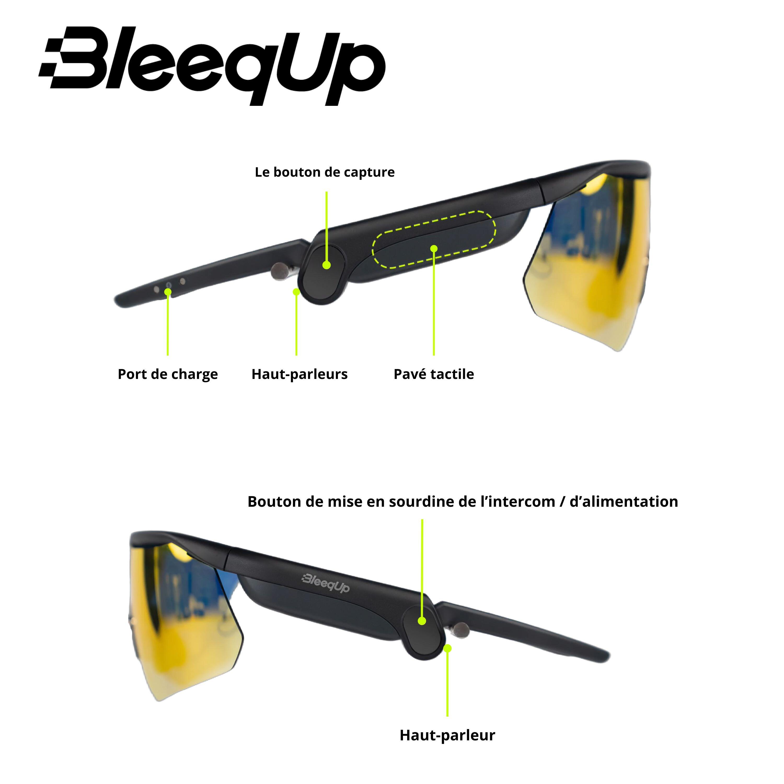 Lunettes intelligentes sport Ranger caméra IA Bluetooth 6/7