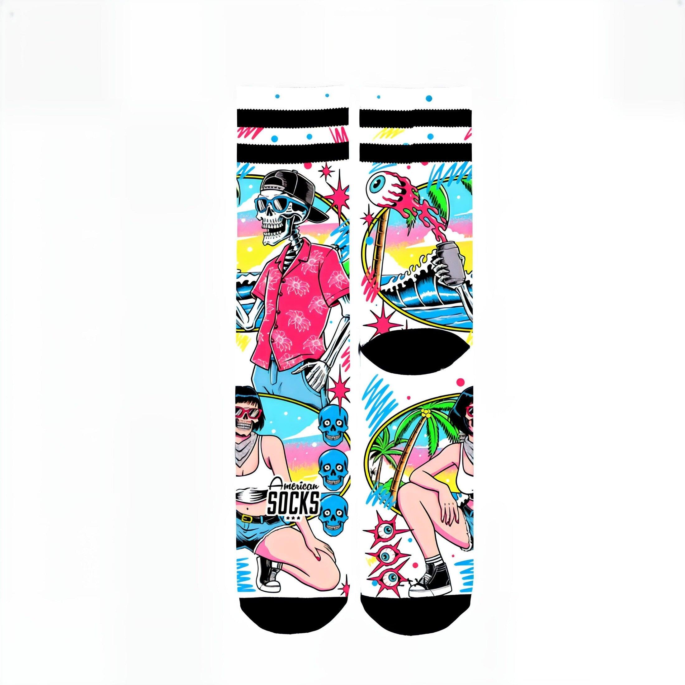 Chaussettes American Socks Neon Paradise Multicolore 4/7