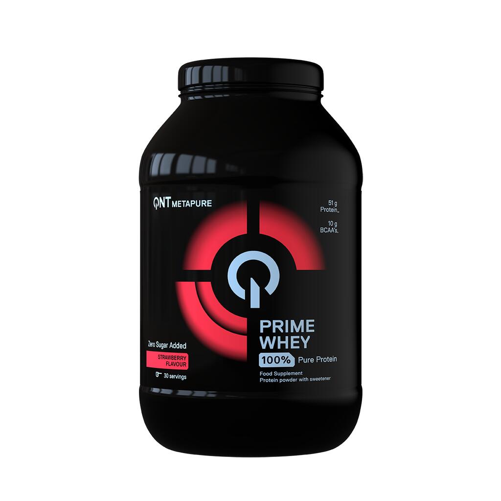PRIME WHEY- 100 % Whey Isolate &amp;amp; Concentrate Blend - Strawberry - 908 g