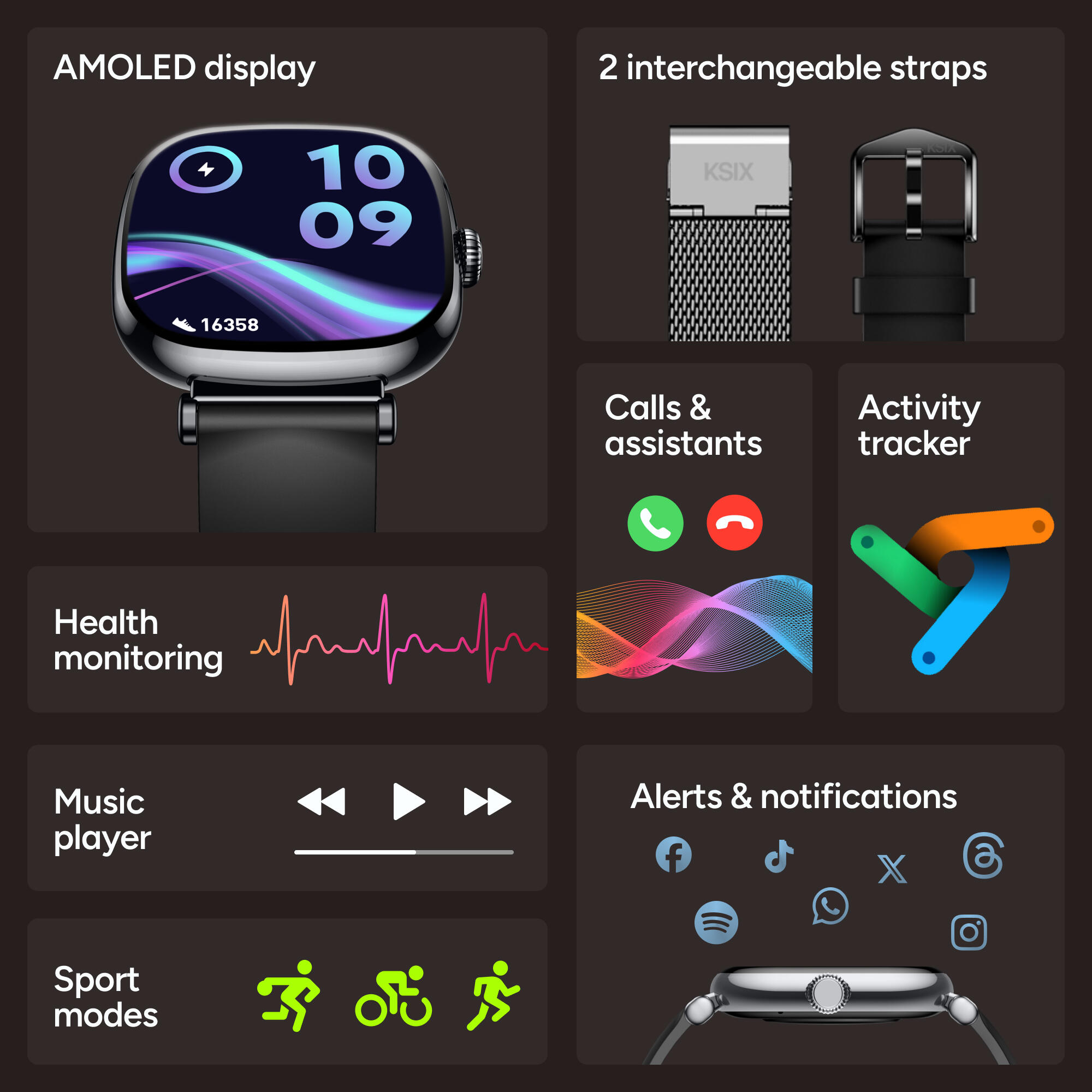 Smartwatch KSIX Iria 2/8