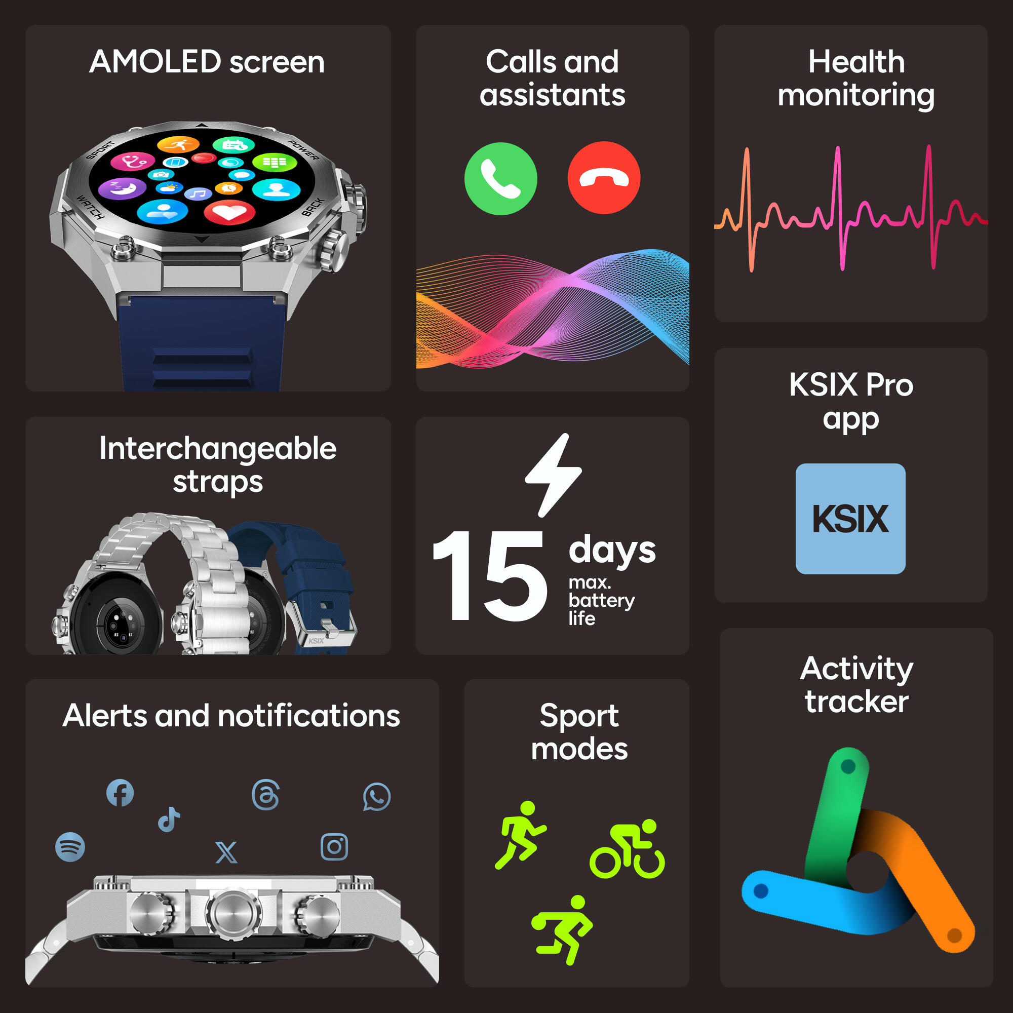 Smartwatch KSIX Smartwatch 2/11