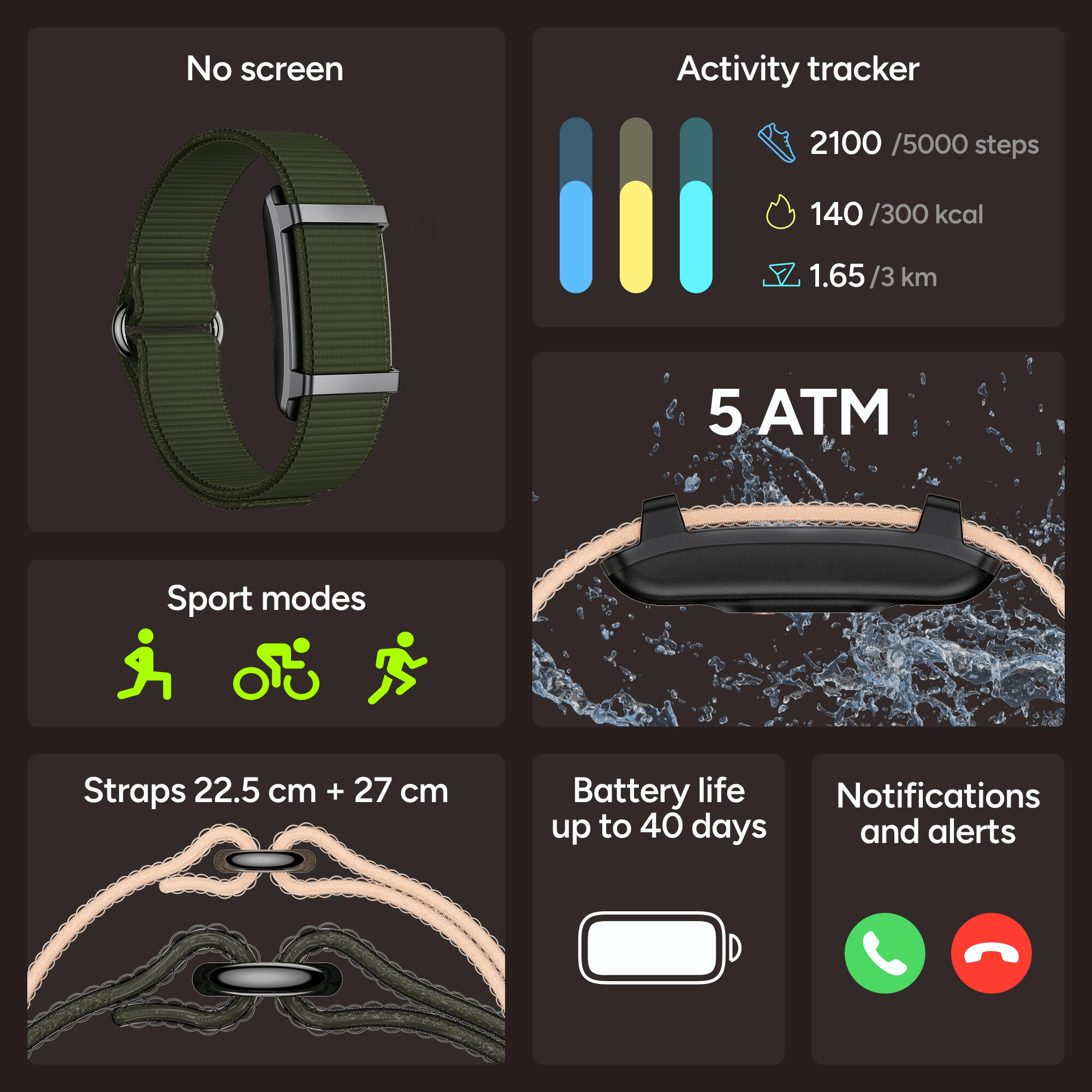 Bracelet connecté KSIX Vitalis Go 2/7