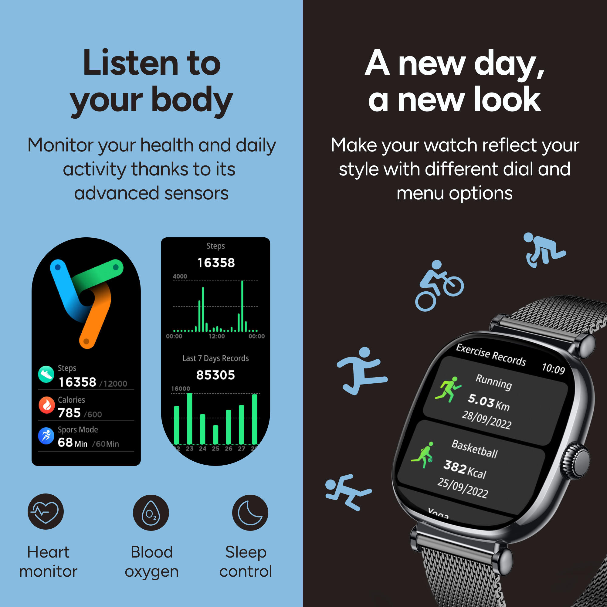 Smartwatch KSIX Iria 7/8