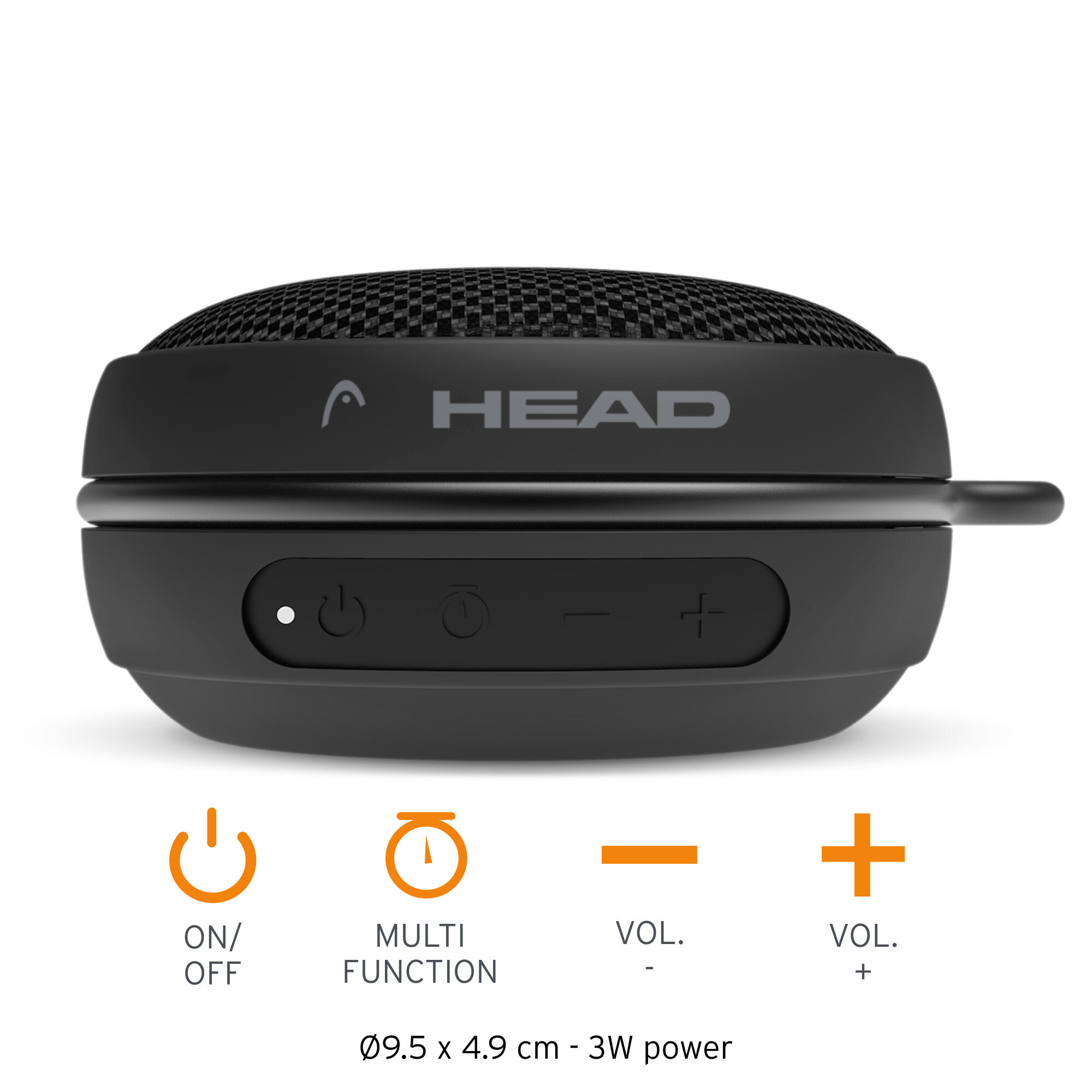 HEAD draagbare draadloze speaker met fietsbevestiging 7/7
