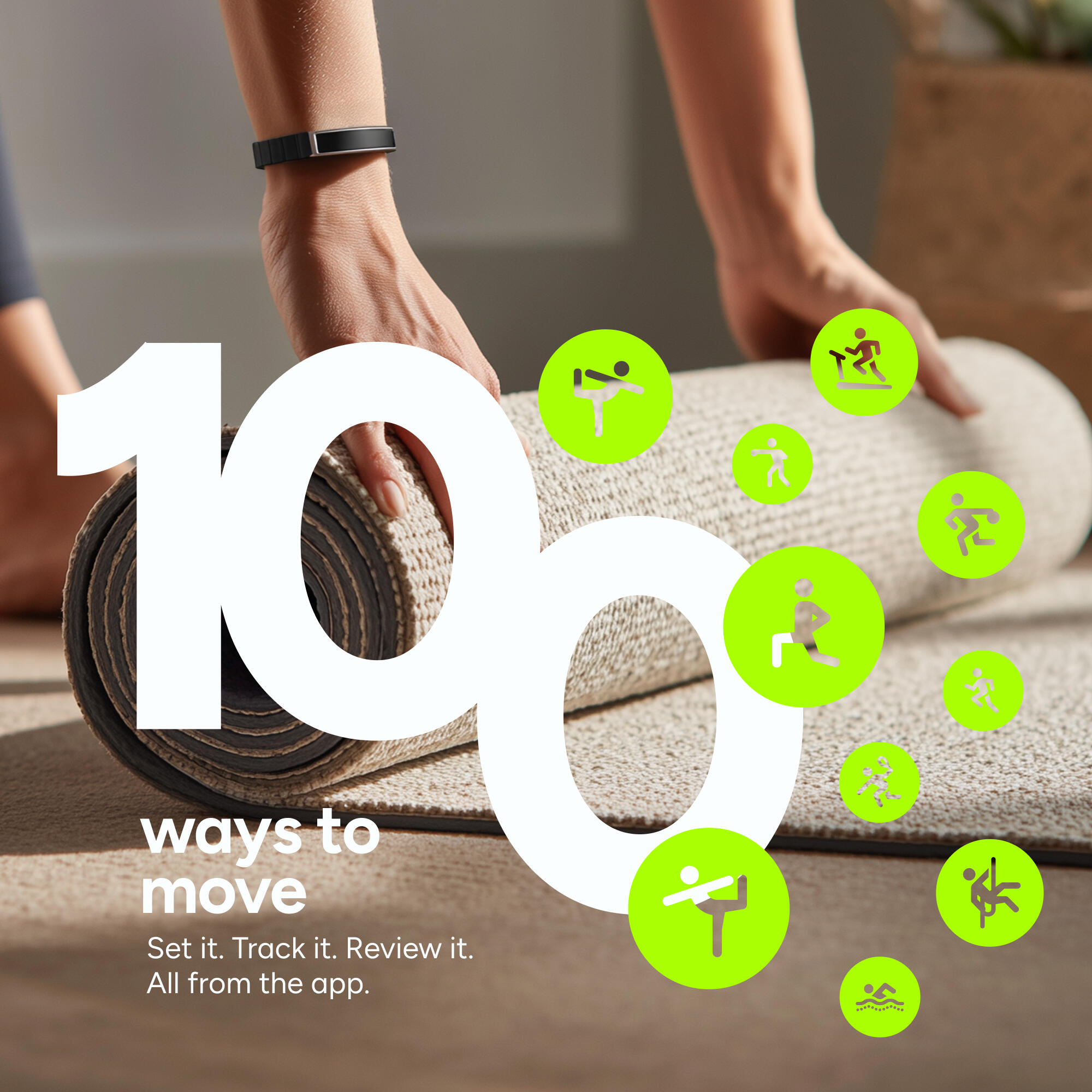 KSIX Serena Go Ultralight Smartband met display 4/7